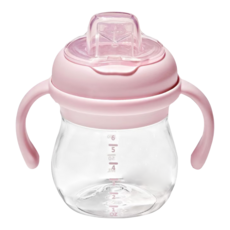 OXO tot 寶寶握鴨嘴杯 可拆卸手柄 200ml, 煙灰粉, 1個