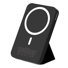 코딩 맥파워 아이폰 고속 무선 충전 미니 맥세이프 보조배터리 5000mAh, KMPB05, 04. 블랙