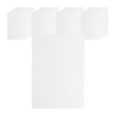 PP 무사선 제본표지 0.5mm 100p, 화이트, A4, 1세트
