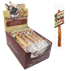 네츄럴이엑스 강아지 터키츄 꽈배기 간식 S, 혼합맛(칠면조/한우내피/닭가슴살), 7g, 25개