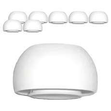 GOOSPERY AirPods Pro/Pro 2 相容矽膠耳塞 M, 白色