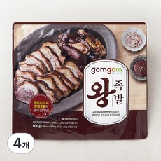 곰곰 왕족발, 600g, 4개