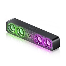 조이트론 게이밍 블루투스 2채널 사운드바 20W, JBS50, 블랙