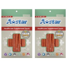 A star 犬用機能雞肉條, 毛皮保健, 100g, 2個