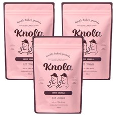 크놀라 초코 그래놀라 시리얼, 180g, 3개
