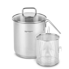 MONOMENT 電磁爐適用多功能不銹鋼鍋 3.2L, 170mm, 單色