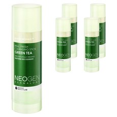 NEOGEN Dermalogy Real Fresh綠茶潔面棒, 80g, 5支