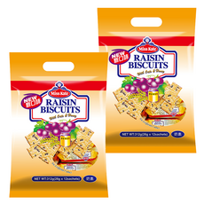 康元 Miss Kate 蜂蜜燕麥葡萄餅, 312g (26g x 12小包), 新口味, 2袋