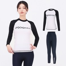 aquatica 女用防曬泳衣 AQAWTS23003 + 高腰水上運動緊身褲 AQAWLE23002 套裝
