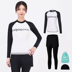 aquatica 女款防曬上衣 AQAWTS23003 + 水上運動緊身褲 AQA-WL 套裝