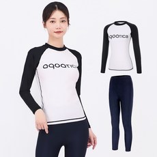 아쿠아티카 여성용 래쉬가드 상하의세트 AQAWTS23003