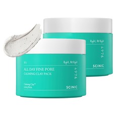 SCINIC All Day Fine保濕泥面膜 100ml, 1入, 2個