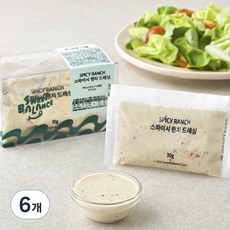 스윗밸런스 스파이시 랜치 드레싱, 150g, 6개