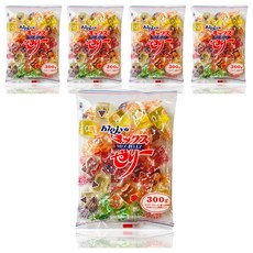 kinjyo 綜合寒天水果軟糖, 300g, 5袋