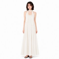 ZAN ZAN 冉冉 細肩帶抓褶洋裝