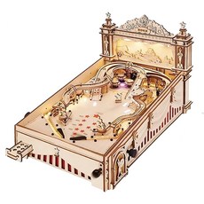 ROKR 立體木製組裝模型 3D 彈珠台 EG01, 1個