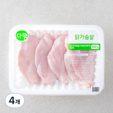 다향 닭가슴살 (냉장), 4개, 500g
