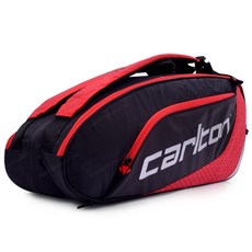 칼톤 배드민턴 2단 가방 CBA-971RD 블랙 + 레드, CBA-971RD(레드), 1개