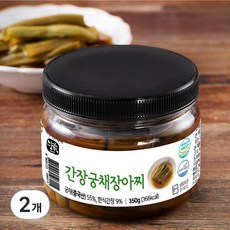 담가 간장궁채 장아찌, 350g, 2개