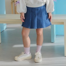 ROROCHAT 女童透氣丹寧褲裙
