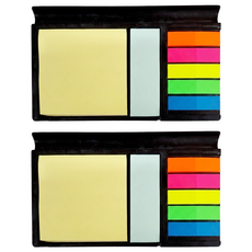 N次貼 紙磚便條台, 黑色, 2組