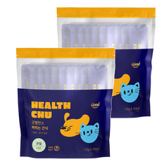 굿밸런스 반려동물 짜먹는 간식 30p, 산양유, 360g, 2개