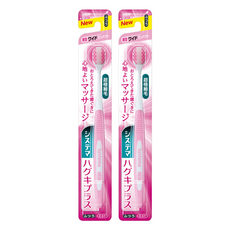 LION 獅王 Systema 細潔 高密細毛寬版小頭型牙刷 普通刷毛, 1入, 2支