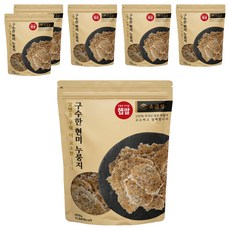 소금성 양면구워 구수한 현미 누룽지, 6개, 450g