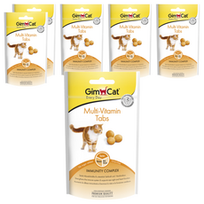 Gim Cat 俊寶俊喵 三合一維他命營養錠, 免疫力, 40g, 6包