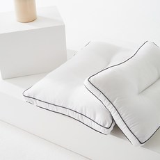 La Pomme 諾比克 可水洗 3D 立體頸椎枕, 都會白, 2個