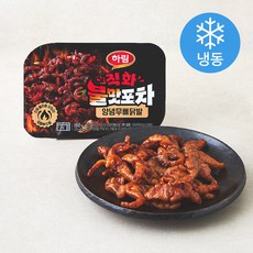 하림 불맛포차 직화 양념 무뼈 닭발 (냉동), 160g, 1개