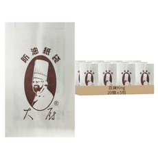 大廚 防油紙袋 大 22.5 x 14.5cm 20個, 5包, 1組