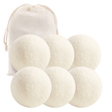 modernmore 烘乾羊毛球, 6個, 單一顏色