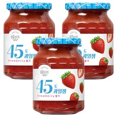 복음자리 45도 과일잼 딸기, 350g, 3개