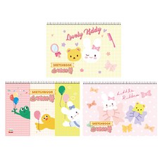 영아트 여아용 스케치북 랜덤 발송, 345 x 248 mm, 22매, 3개