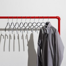 MAWA Silhouette防滑弧形衣架 41F, 10個, 銀色