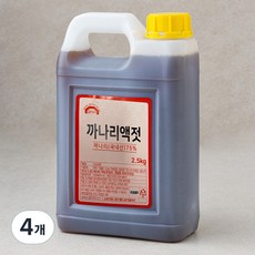 굴다리 까나리액젓, 2.5kg, 4개