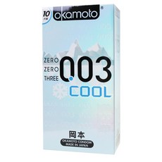 okamoto 岡本 003 COOL極薄衛生套, 6個, 1盒