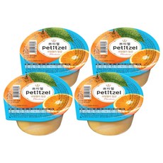 쁘띠첼 과일젤리 밀감, 210g, 4개