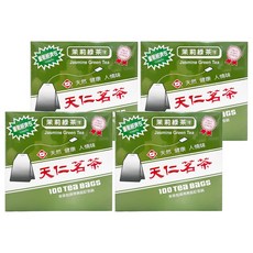 天仁 茉莉綠茶100包*4盒, 1.5g, 100包
