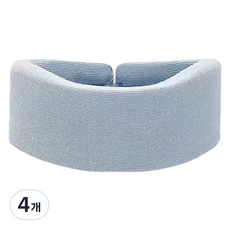 피어니스트 경추 보호대 목쿠션 블루, 4개