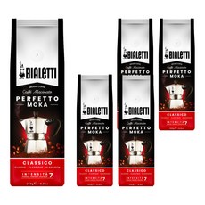 BIALeTTI 拜雷提 Perfetto研磨咖啡粉 Classico, 摩卡壺用, 250g, 5包