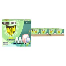 Raid 雷達 佳兒護液體電蚊香補充瓶 無臭無味 2瓶, 綠色, 12盒