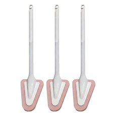 巧巧 浴廁清潔刷 44 x 8 x 10cm, 白色, 3支