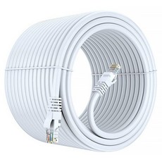 CAT-6 高速網路線 白色 PVC材質, 30m, 1條