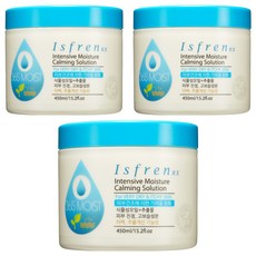 이스프렌 인텐시브 모이스처 카밍 솔루션 바디크림, 450ml, 3개