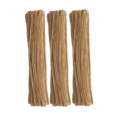 Mandeul Havi 彩色細毛根鐵絲, 300個, 淺棕色