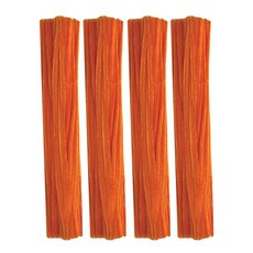 曼德哈比 彩色細毛根鐵絲, 400個, 橘色