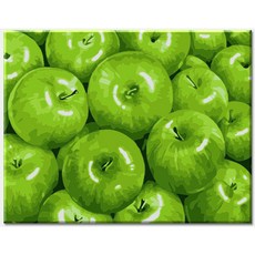 Momofix Painting DIY名畫繪製套組 40 x 50 cm, 青蘋果水果