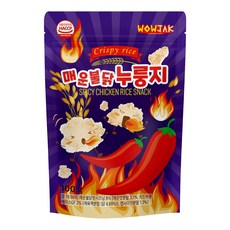 와우작 매운불닭 누룽지, 100g, 1개